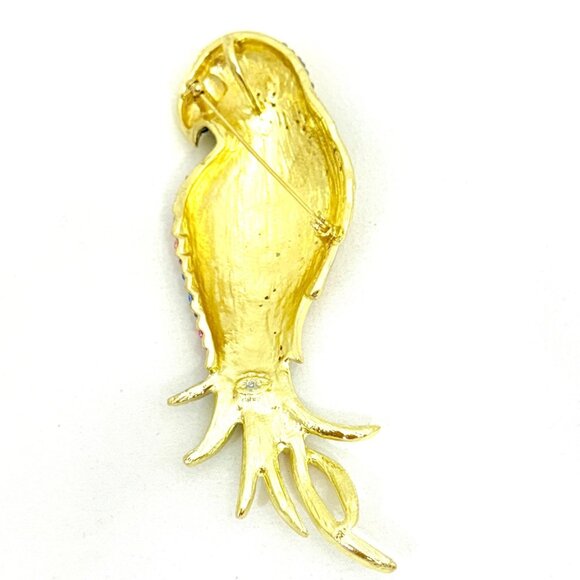 Colorful Large Parrot Brooch - Off Park Collection by JTV with Box - Picture 8 of 12